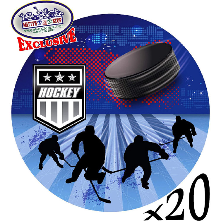 Matty's Toy Stop Deluxe Hockey Theme Party Supplies Kit for 20 Guests Wayfair